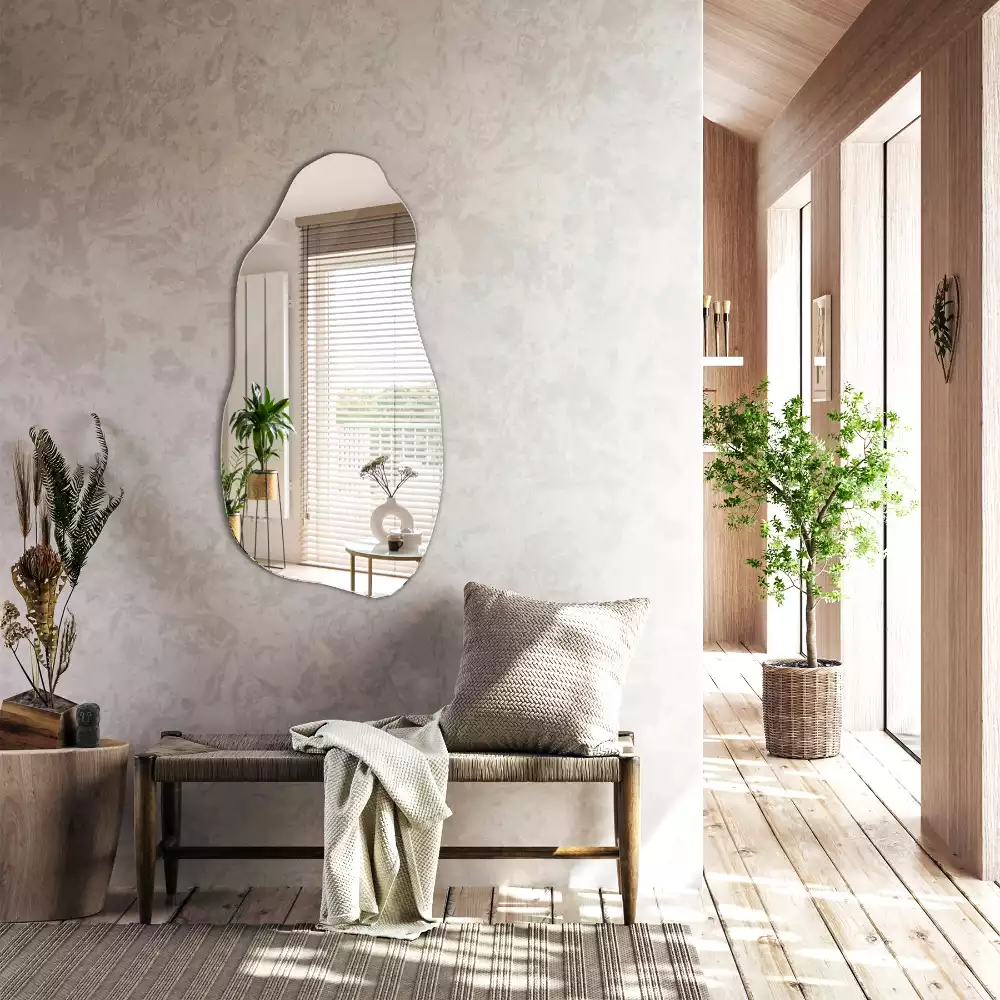 Aszimmetrikus forma tükör lógó folt