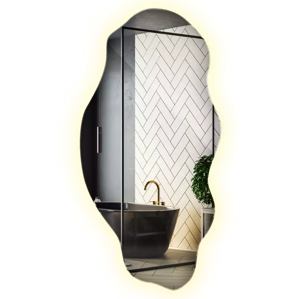 Szabálytalan ledes tükrök folt alakjában