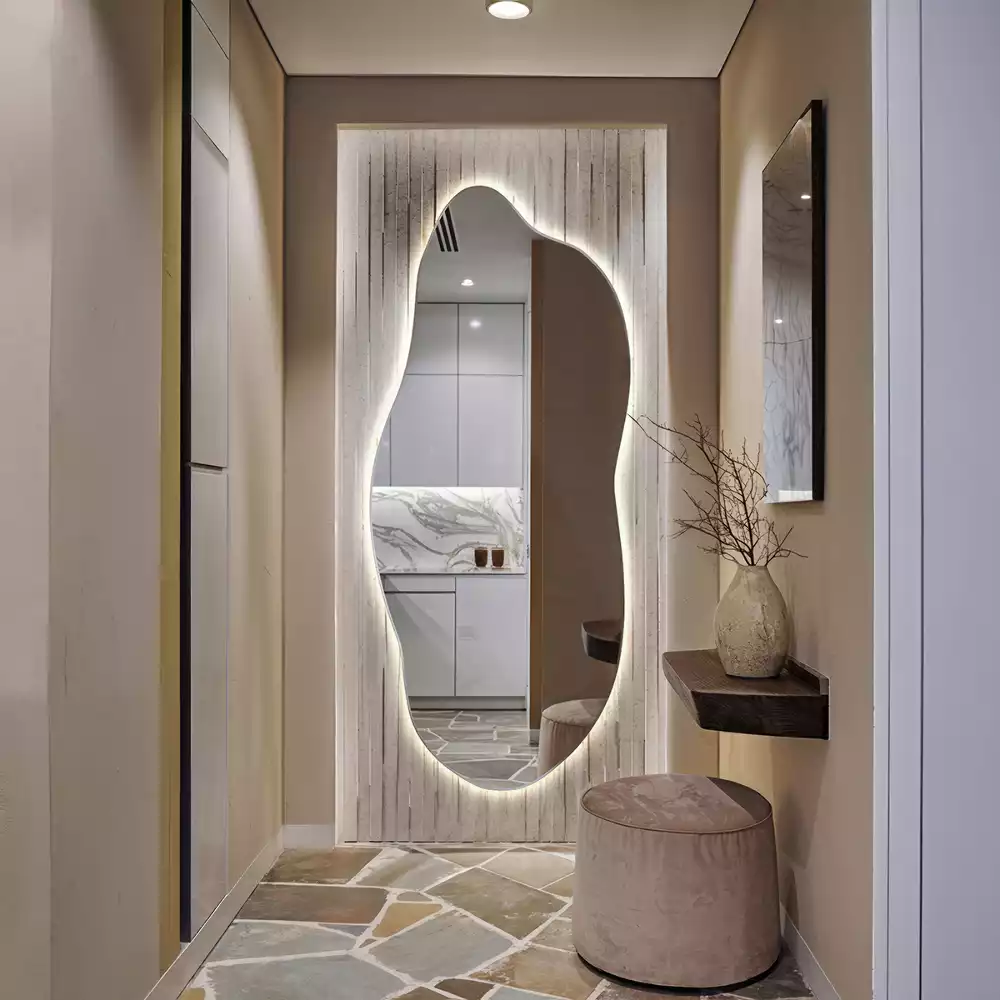 Stílusos tükör led világítással