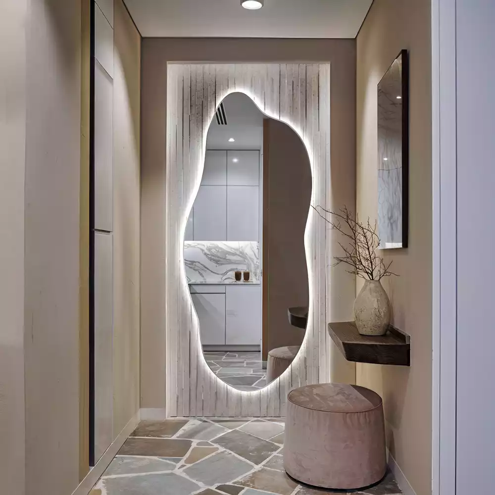 Stílusos tükör led világítással