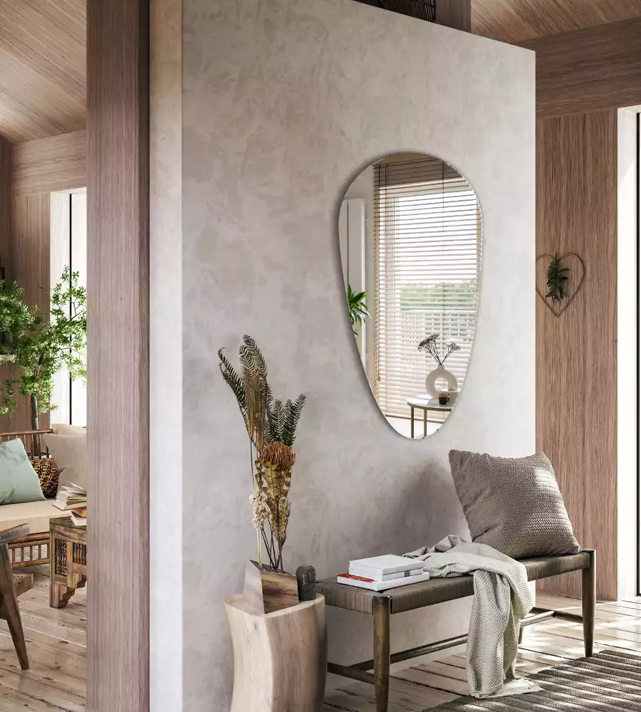 Csepp alakú tükör fal eredeti