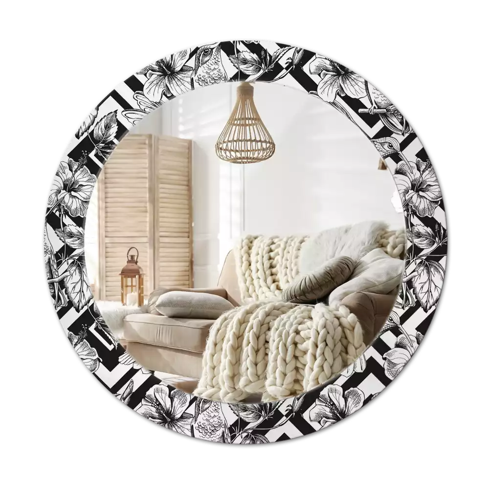 Kerek dísztükör Kolibri