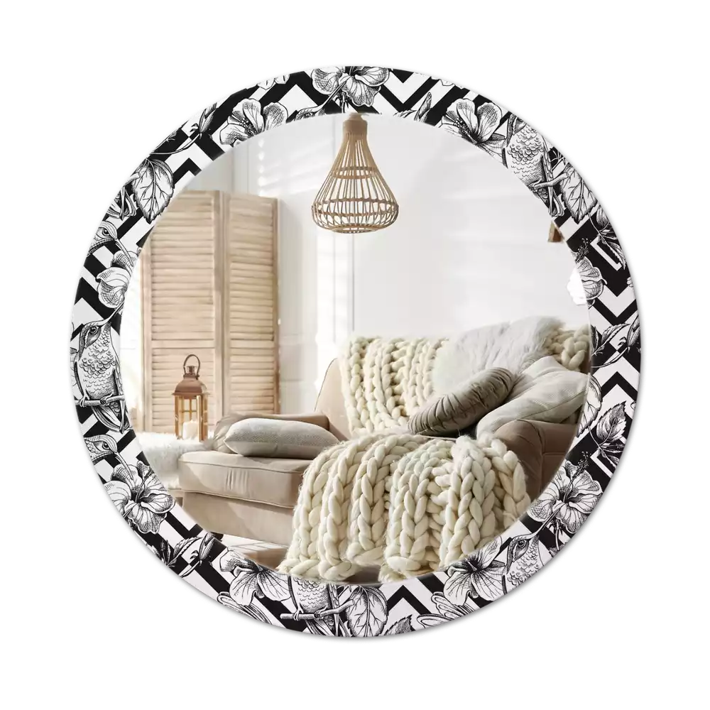 Kerek dísztükör Kolibri