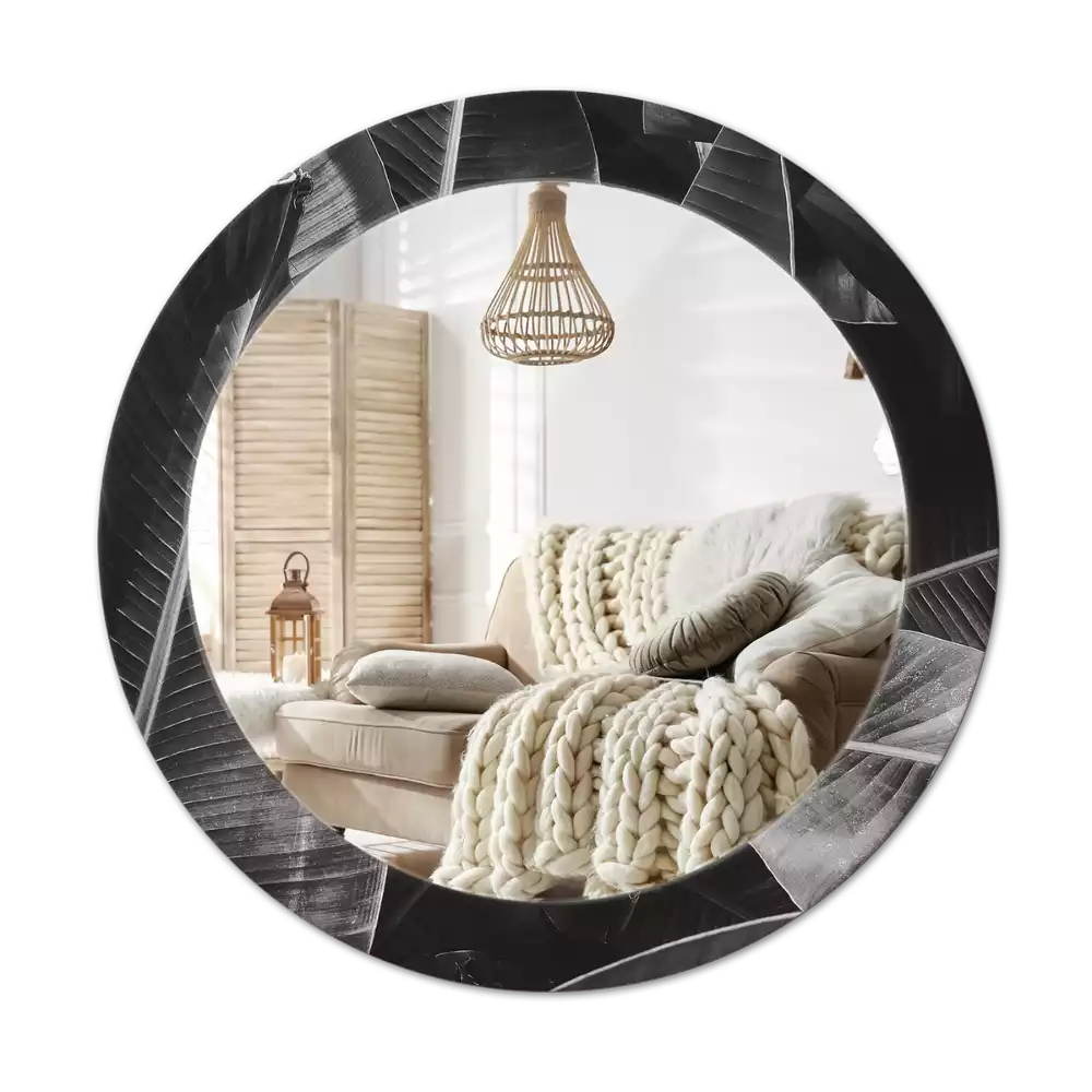 Kerek dísztükör Trópusi pálmafák