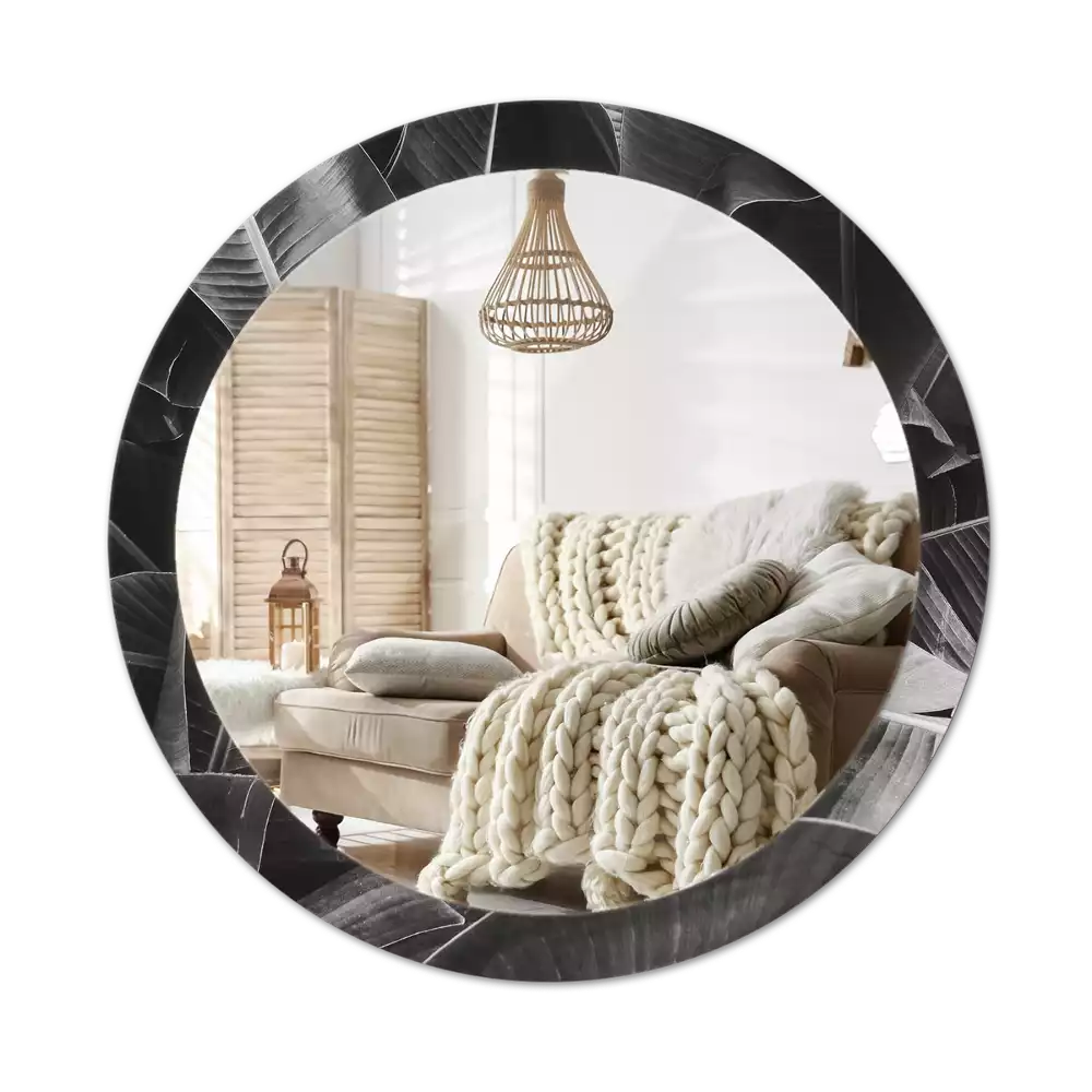 Kerek dísztükör Trópusi pálmafák