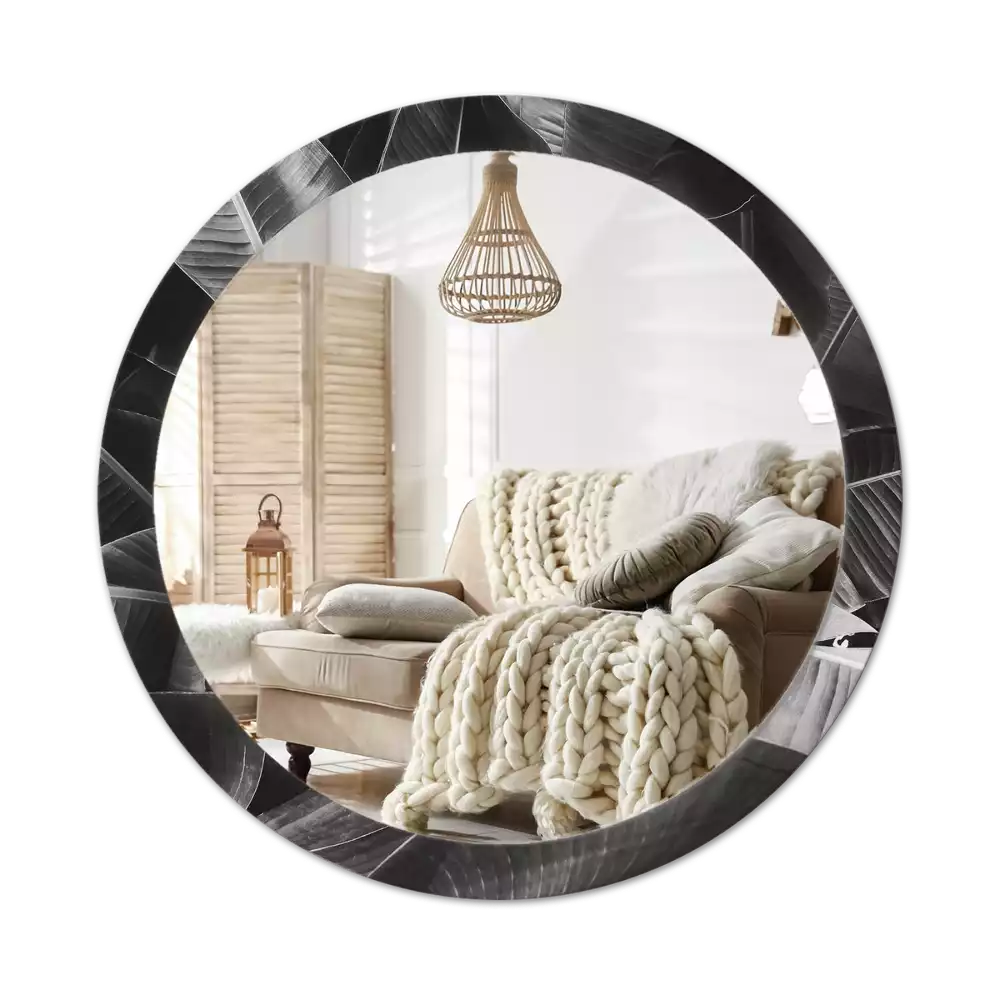 Kerek dísztükör Trópusi pálmafák