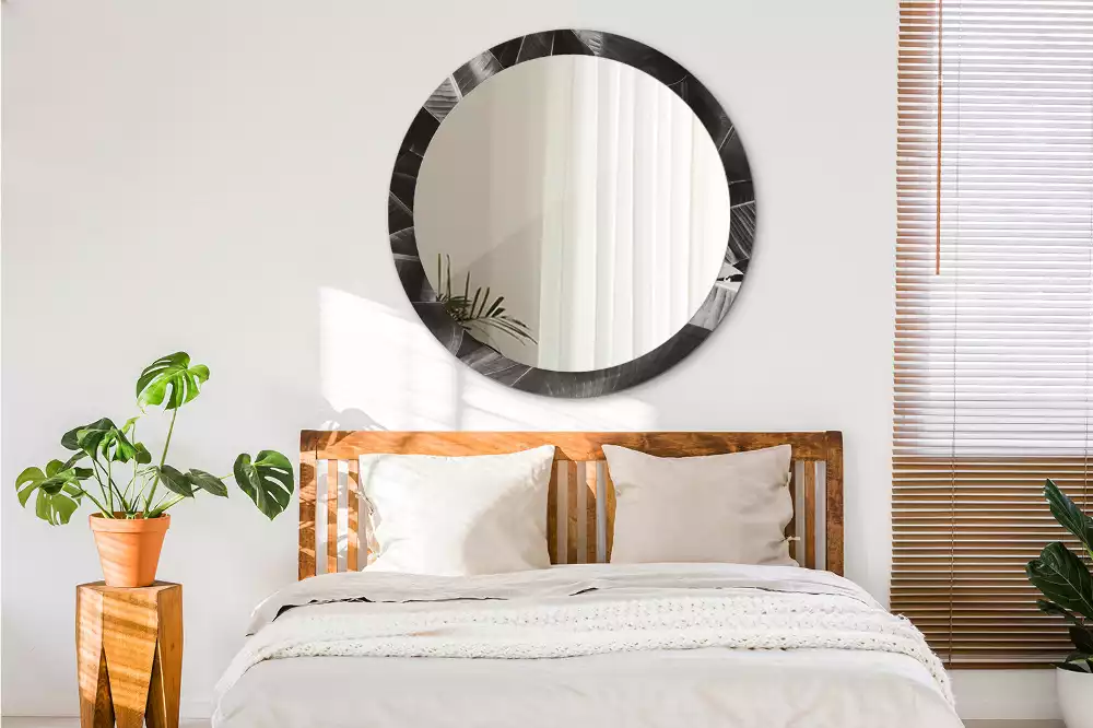 Kerek dísztükör Trópusi pálmafák