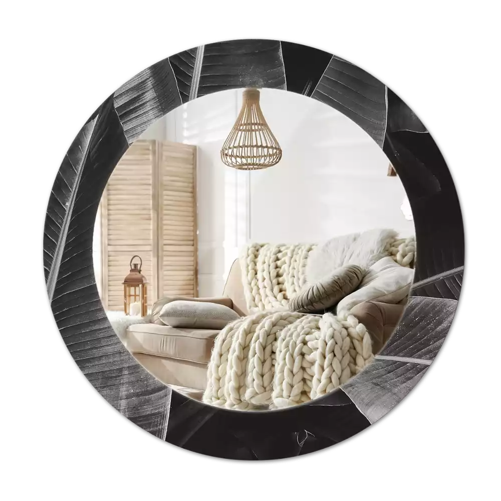 Kerek dísztükör Trópusi pálmafák