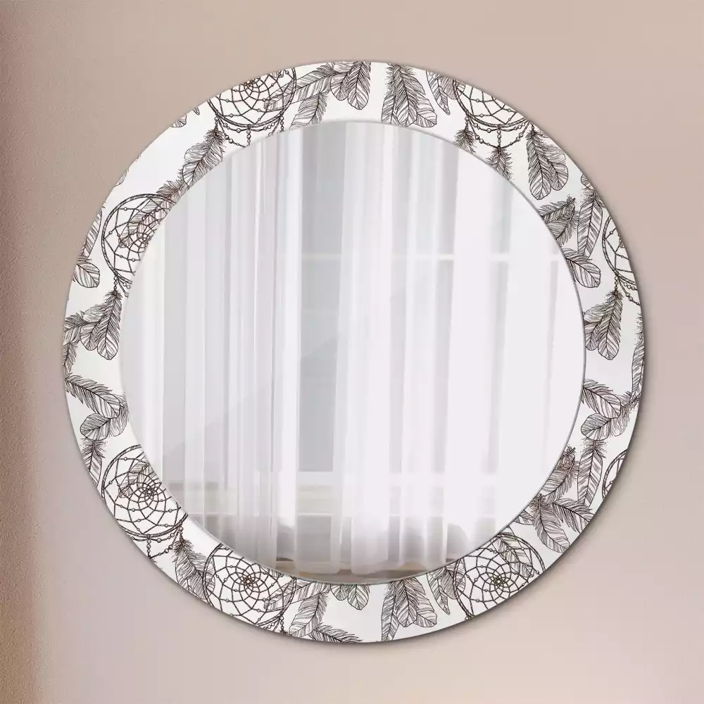 Kerek díszes tükör Álomfogó