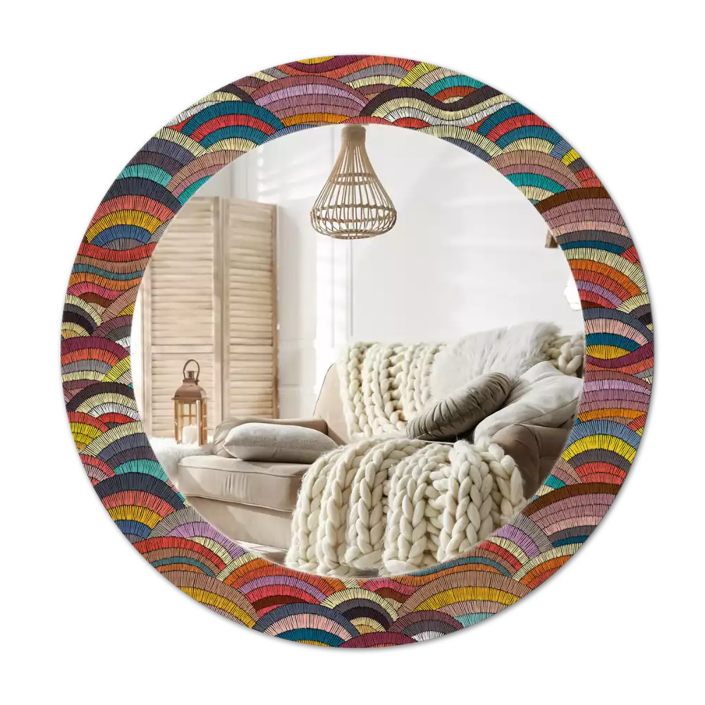 Kerek díszes tükör Dísz