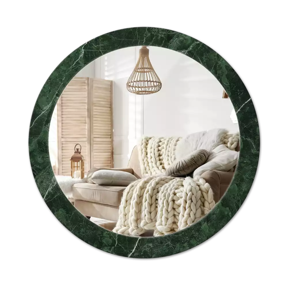 Kerek tükör fali dísz Szerpentin