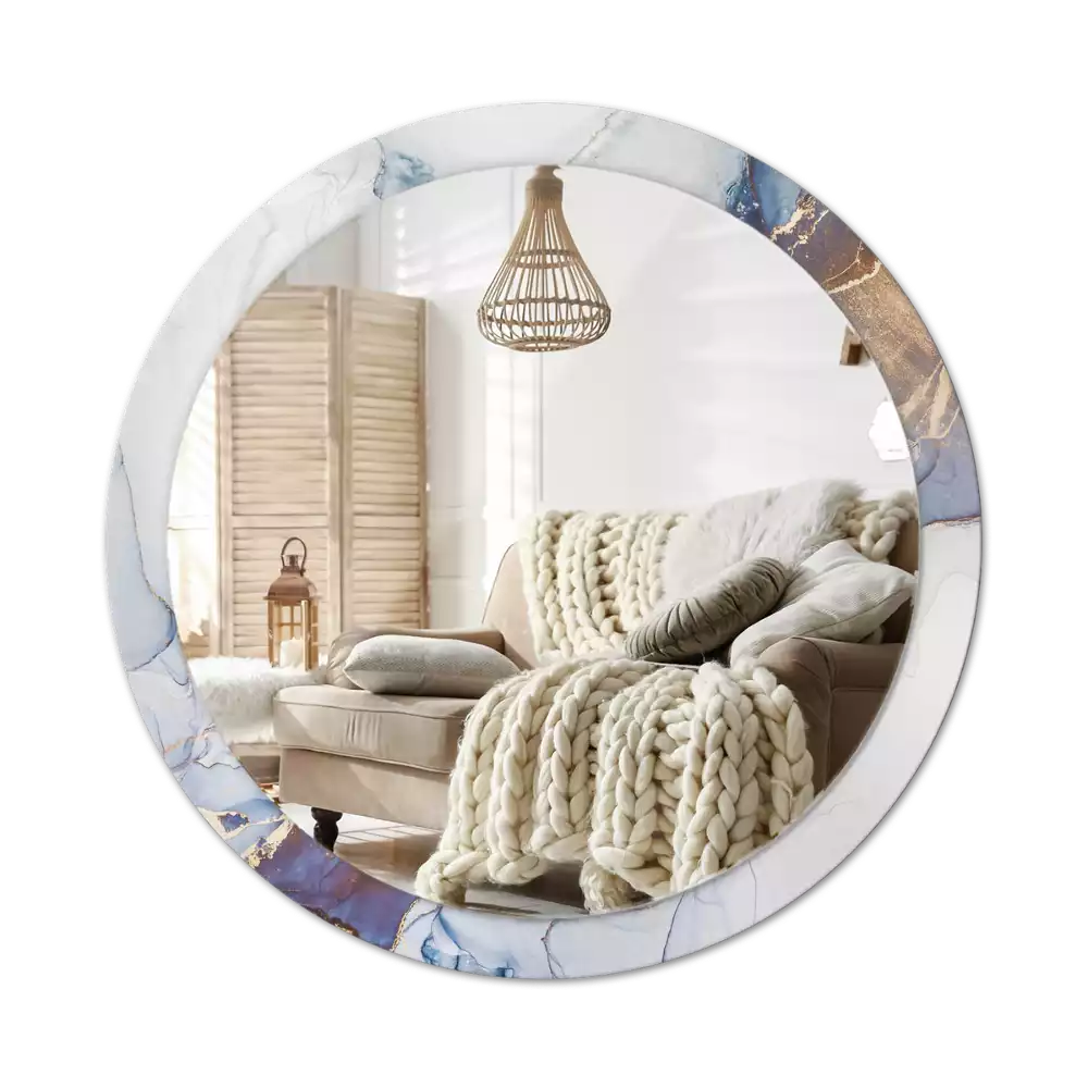 Kerek tükör fali dísz Absztrakt művészet