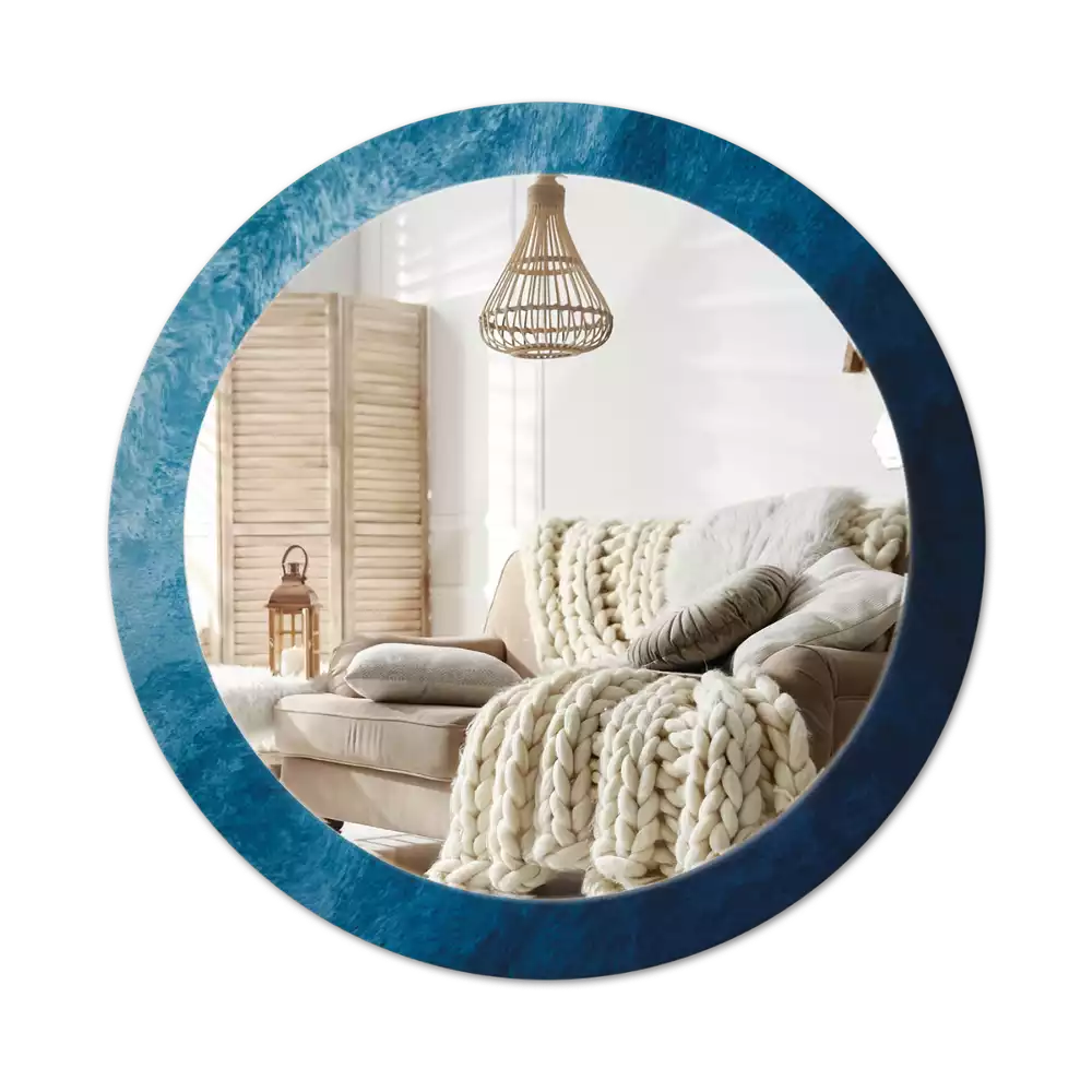 Kerek tükör fali dísz Absztrakt művészet