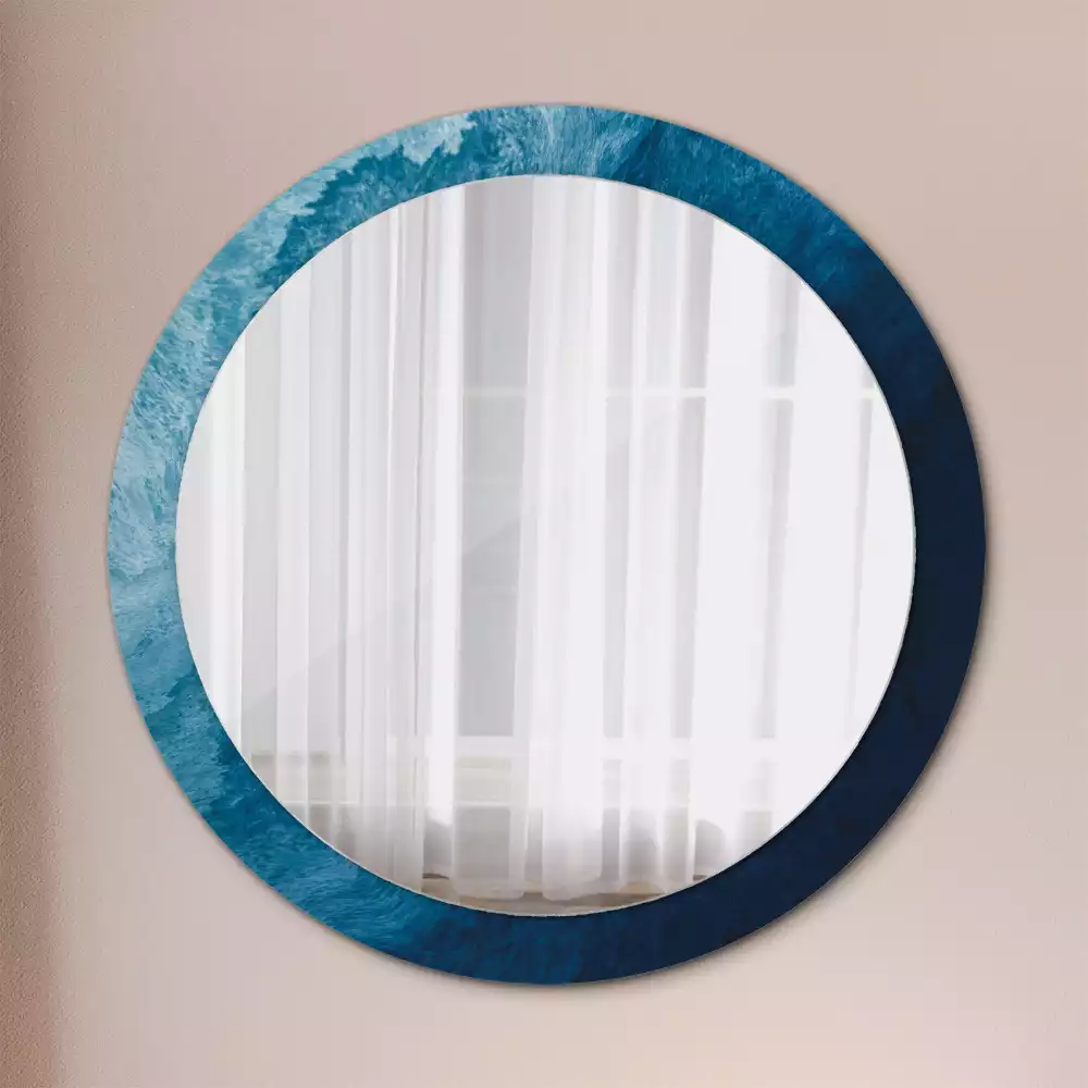 Kerek tükör fali dísz Absztrakt művészet