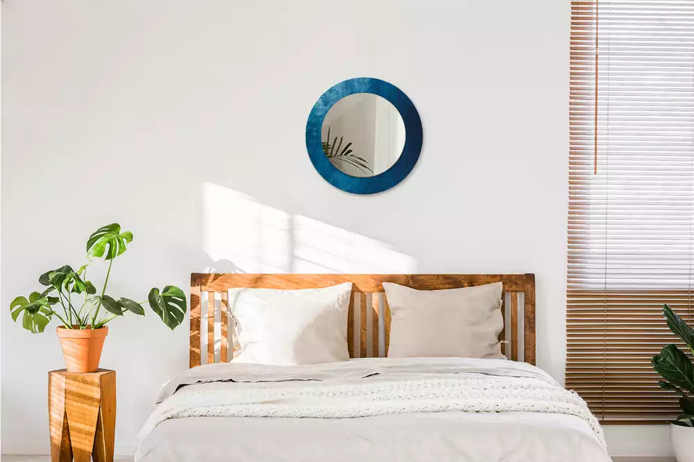 Kerek tükör fali dísz Absztrakt művészet