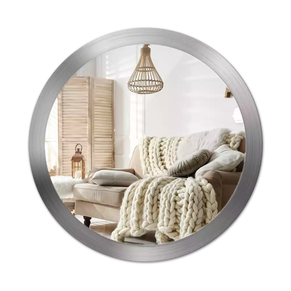 Kerek tükör fali dísz Fém utánzat