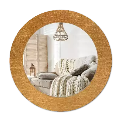 Kerek tükör fali dísz Vintage loft stílusú