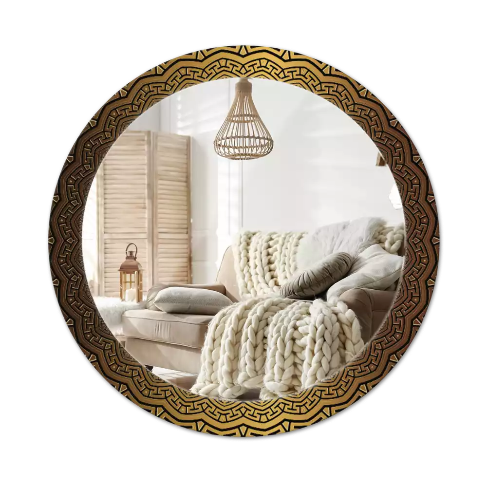 Kerek tükör fali dísz Görög dísz