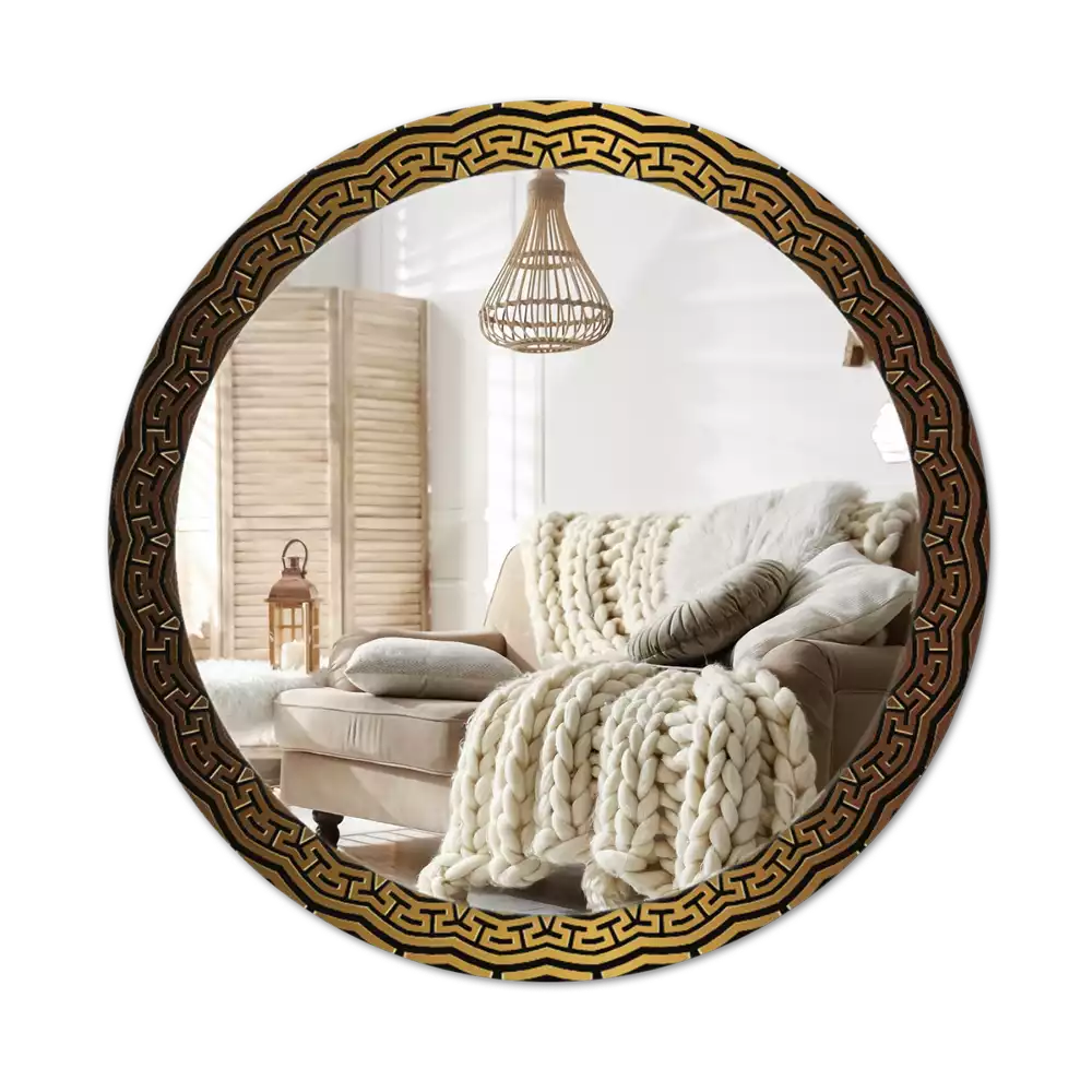 Kerek tükör fali dísz Görög dísz