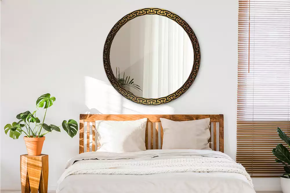 Kerek tükör fali dísz Görög dísz