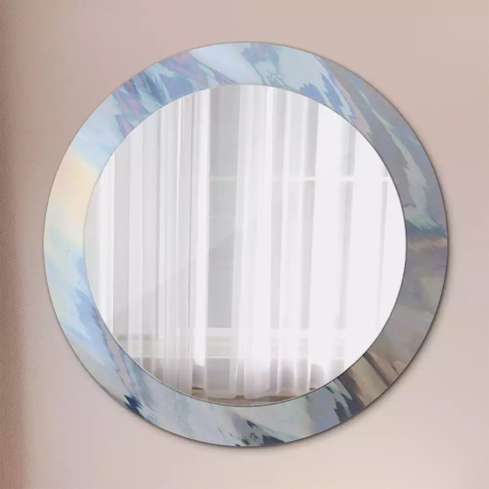 Kerek tükör fali dísz Absztrakt hullámok