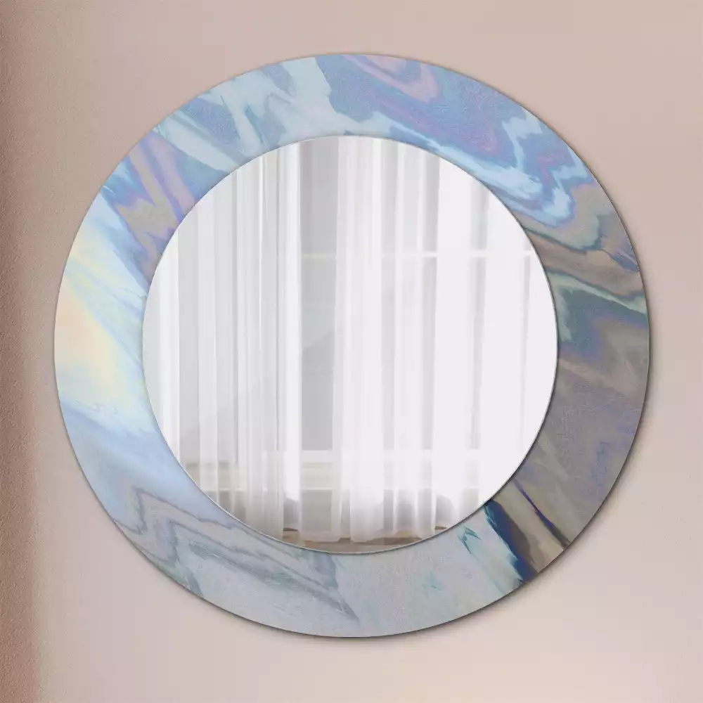 Kerek tükör fali dísz Absztrakt hullámok
