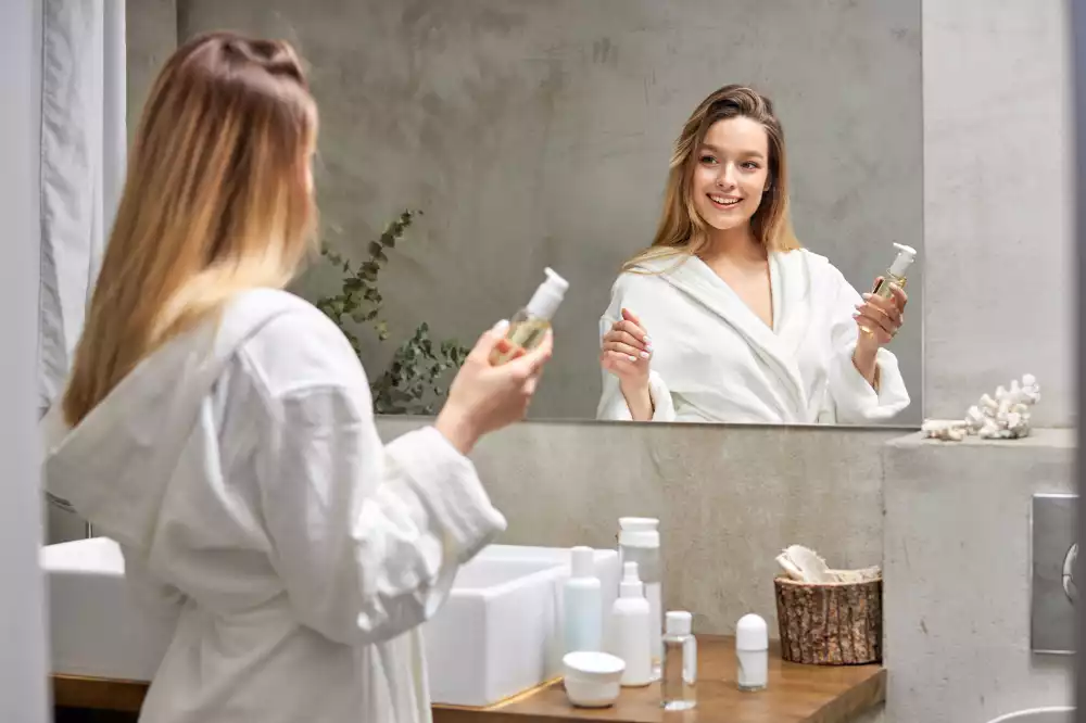 Négyszögletes tükör keret nélküli modern