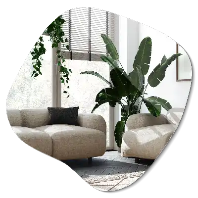 Folt alakú tükör látványos kiegészítő