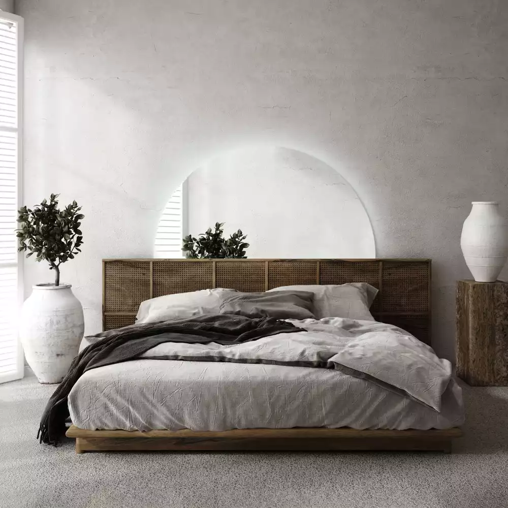 Led félkör alakú tükör stílusos kiegészítő