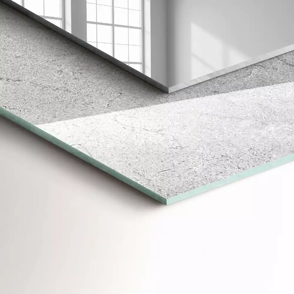 Négyszögletes dísztükör Repedt betonfelület