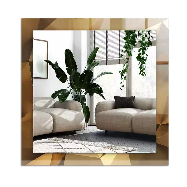 Négyszögletes dísztükör geometriai formák