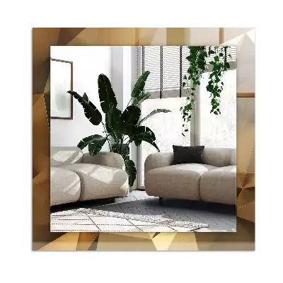 Négyszögletes dísztükör geometriai formák