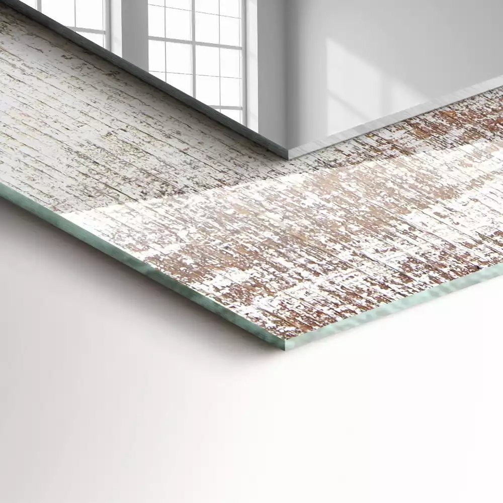 Négyszögletes dísztükör Old Wood