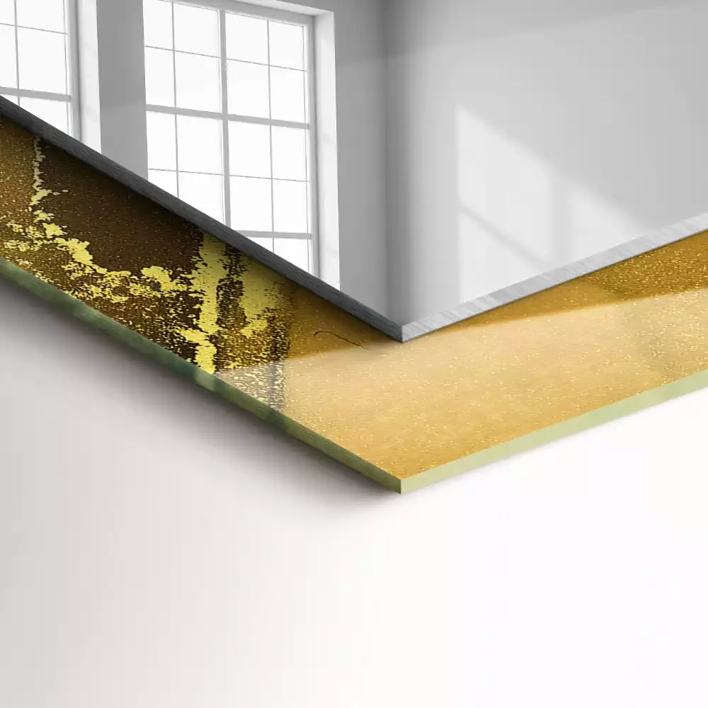 Négyszögletes dísztükör Absztrakt művészet