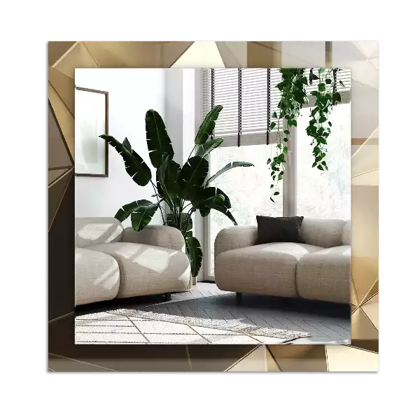 Négyszögletes dísztükör Geometriai formák