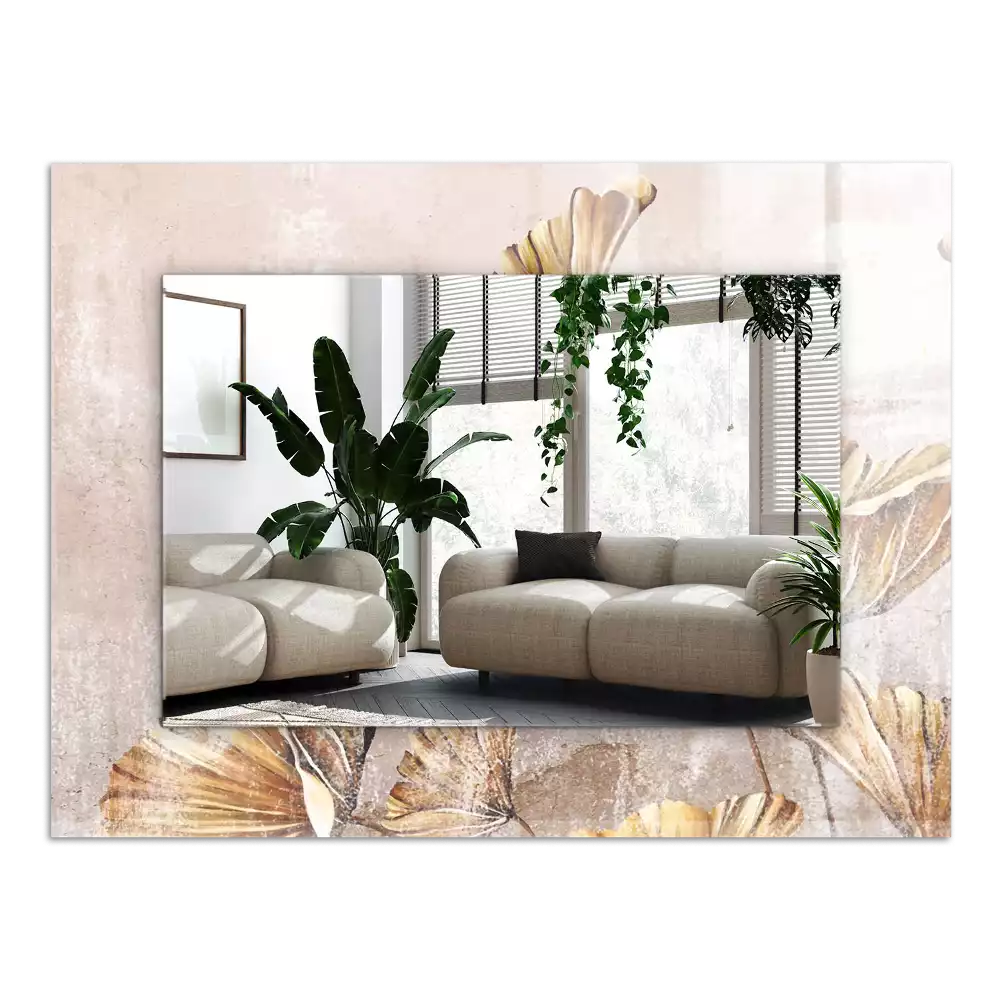 Négyszögletes dísztükör Vintage virágok