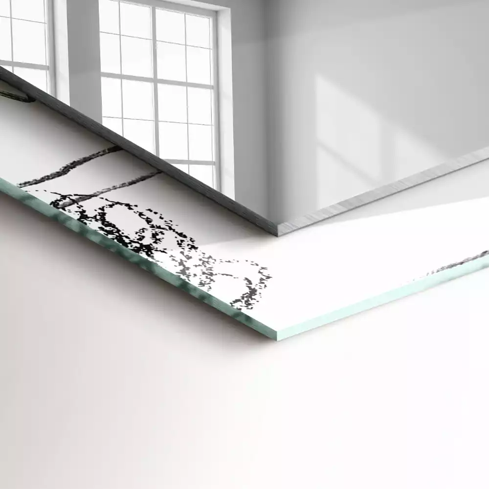 Négyszögletes dísztükör Absztrakt modern minták