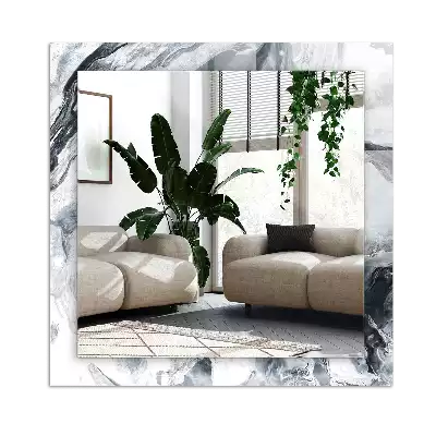 Négyszögletes díszes tükör Absztrakt festmény kompozíció