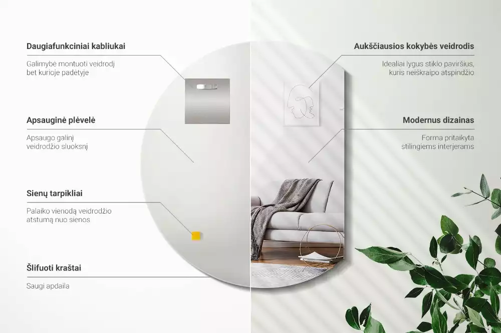 Csonka kör tükör eredeti kiegészítés