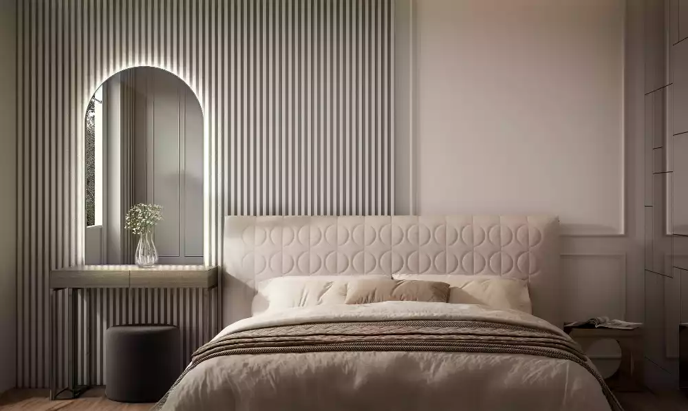 Íves tükör led világítással