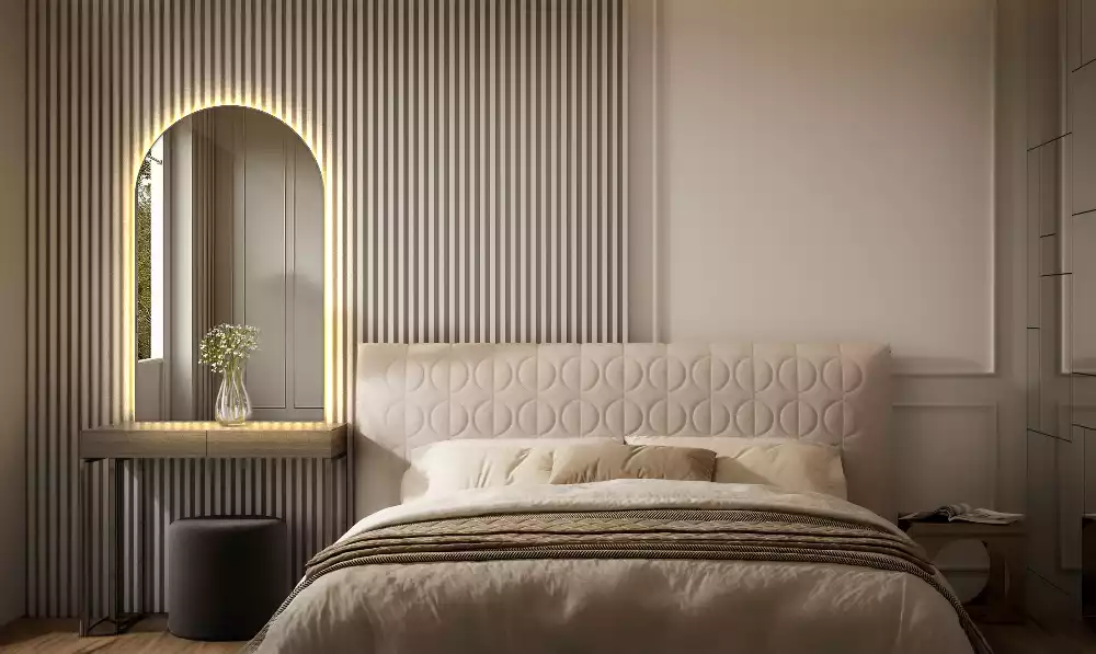 Íves tükör led világítással