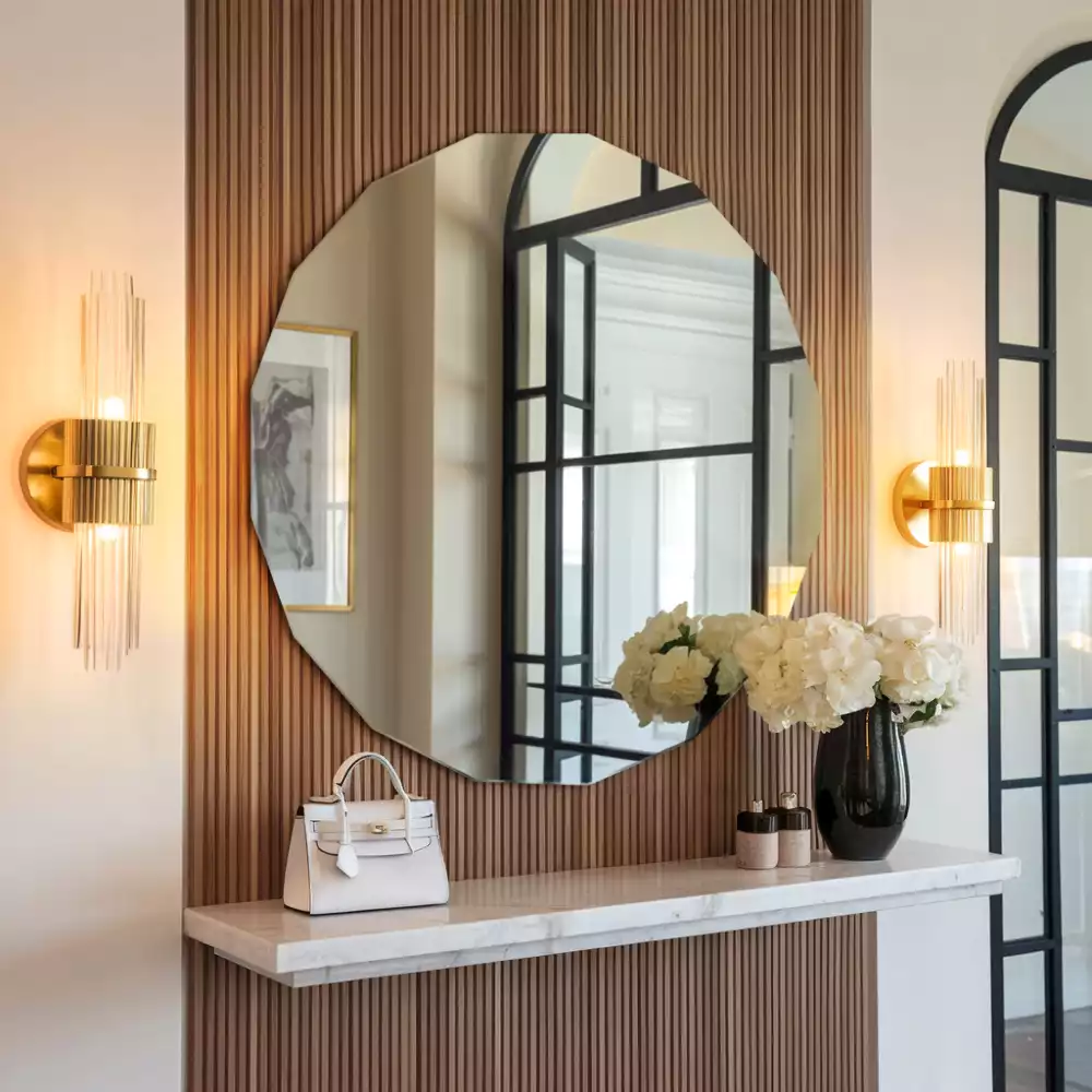 Geometriai tükör modern design