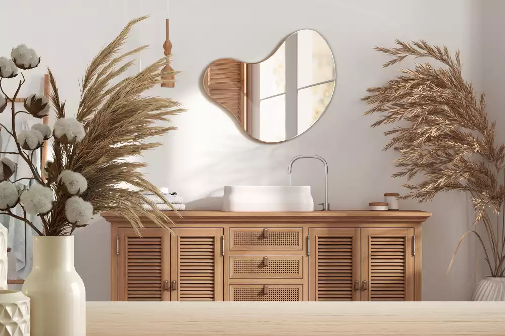 Organikus tükör keret nélküli függő