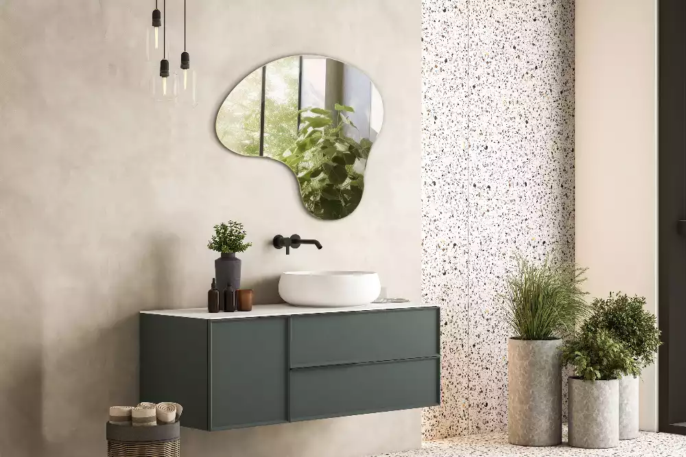 Organikus tükör keret nélküli függő