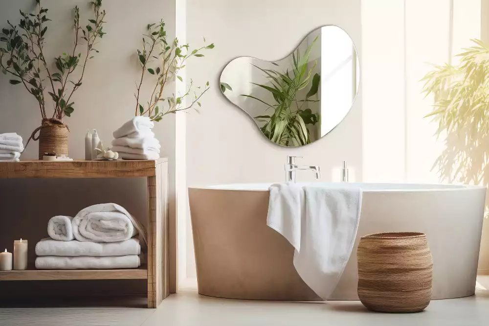 Organikus tükör keret nélküli függő