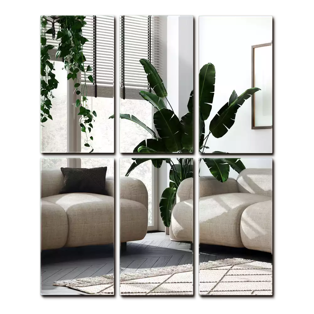 Csempe tükrök négyszögletes öntapadós