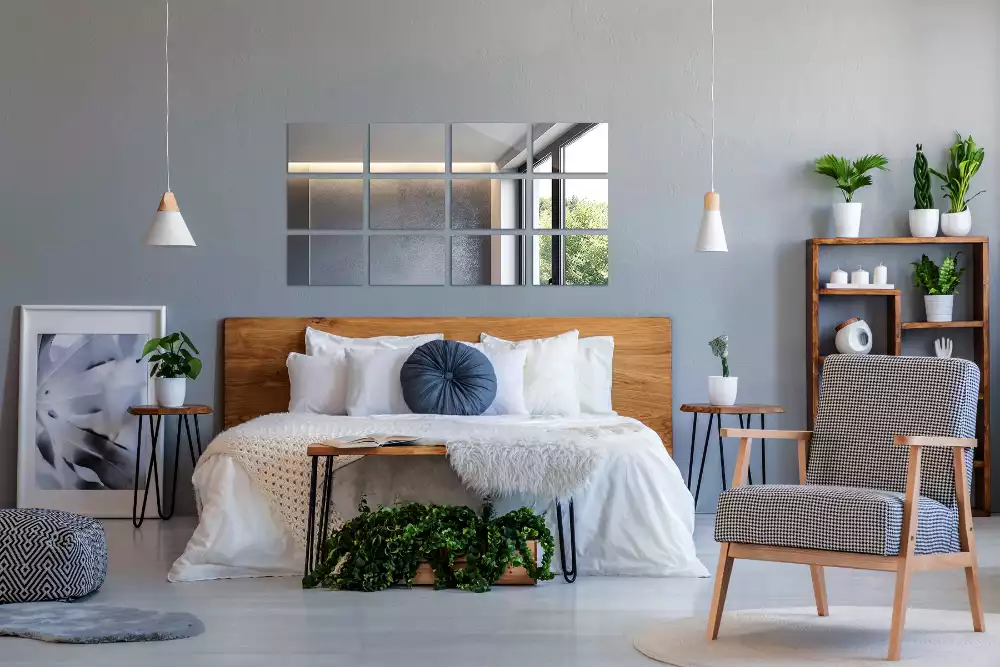 Csempe tükrök négyszögletes öntapadós