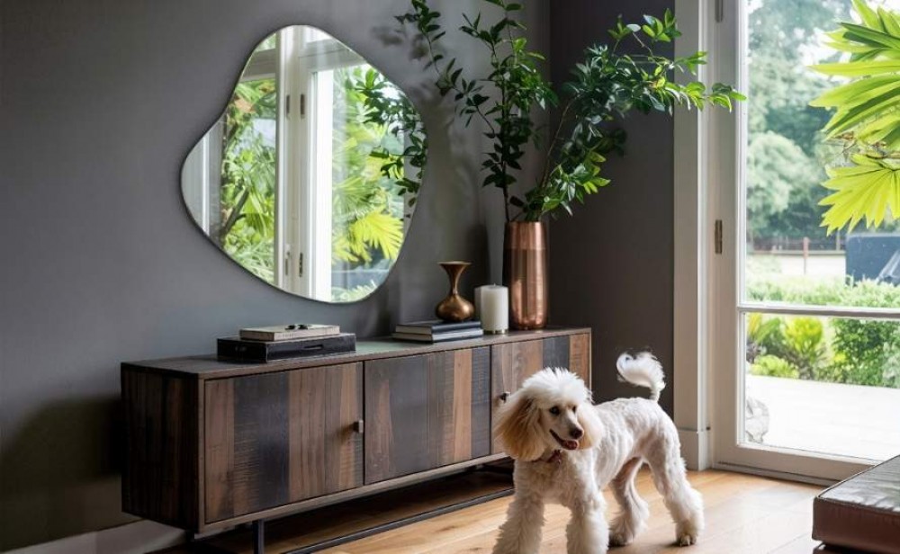 Tükör a komód felett az előszobában - hogyan válasszuk ki?