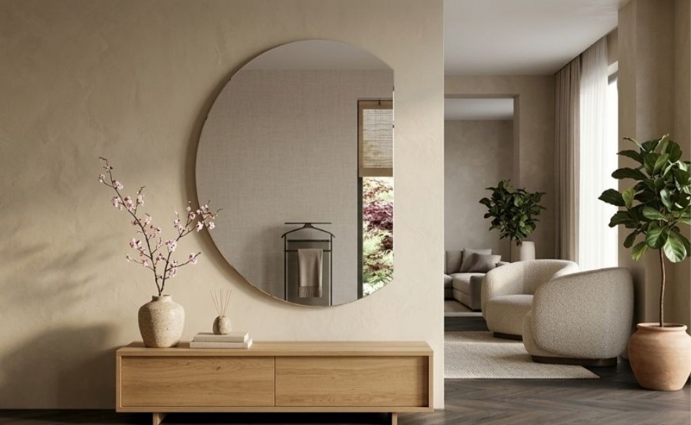 tükör a komód felett